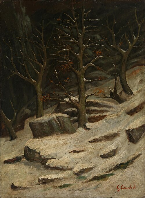 Winter, 1872, Gustave Courbet