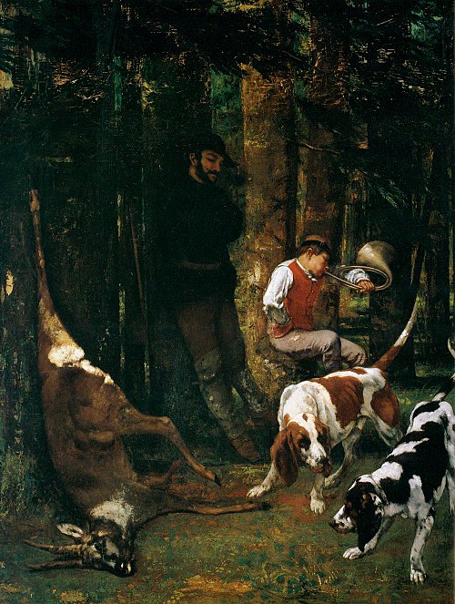 La Curée, 1857, Gustave Courbet