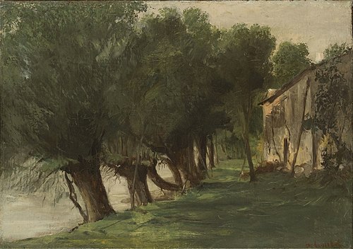 La Charente, Port-Berteau, 1862, Gustave Courbet