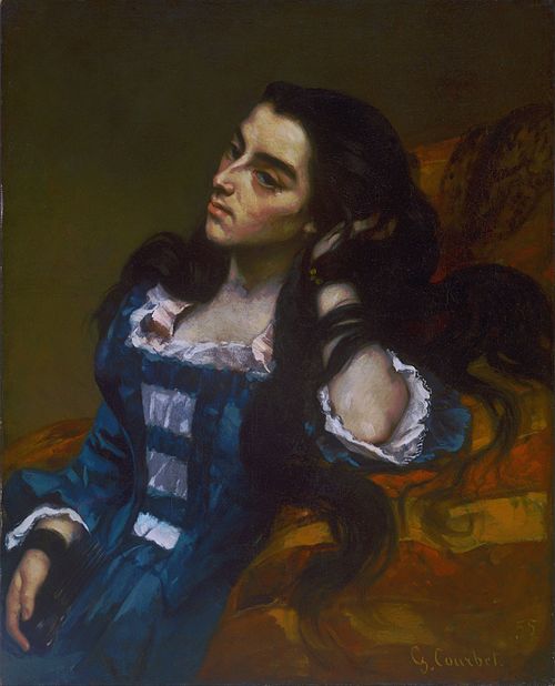 Une dame espagnole, 1855, Gustave Courbet
