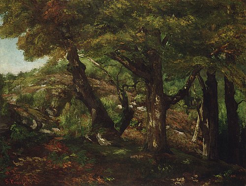 L'Orée de la forêt, 1856, Gustave Courbet