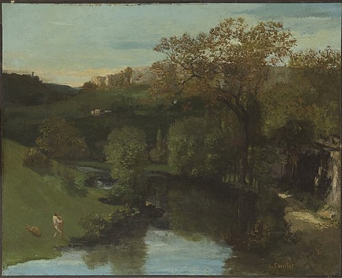 La Vallée, 1857, Gustave Courbet