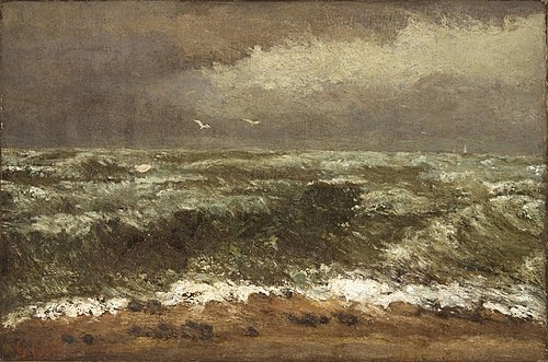 Vagues, 1870, Gustave Courbet