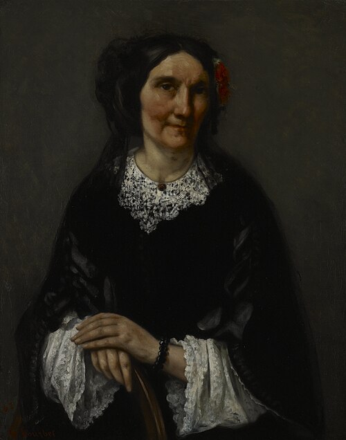 Portrait d'Anika Psalmon, Mme Robin, 1862, Gustave Courbet