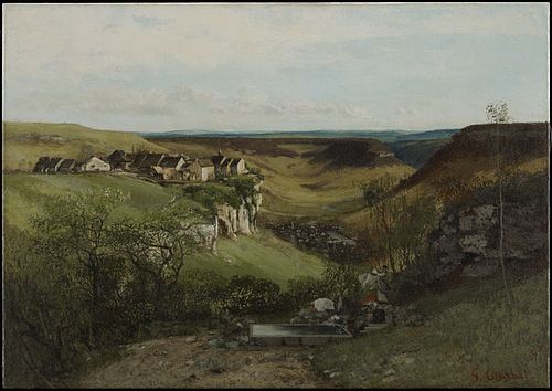 Château d'Ornans, 1855, Gustave Courbet