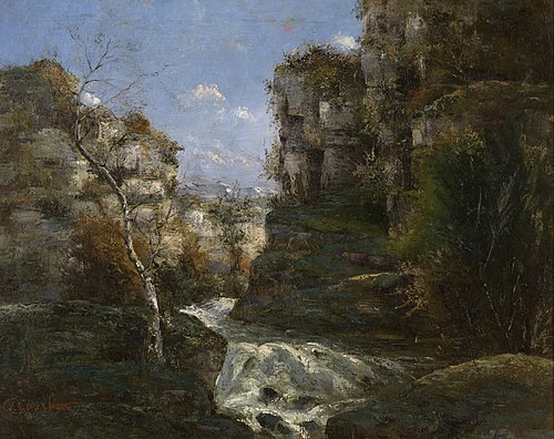 Rochers près d' Ornans, , Gustave Courbet