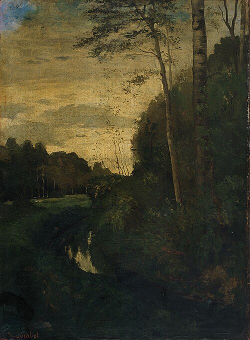 Le ruisseau, 1865, Gustave Courbet