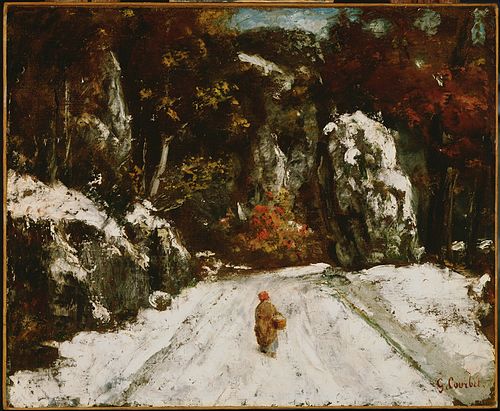 Winter in the Jura, 1875, Gustave Courbet
