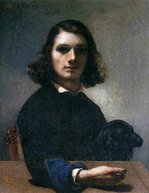 Self portrait, 1842, Gustave Courbet