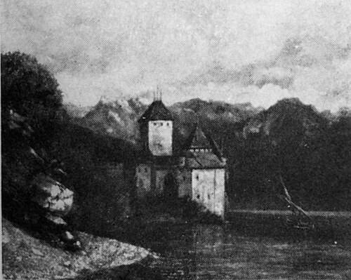 Chillon Castle, 1849, Gustave Courbet
