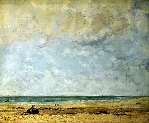 Seashore, 1863, Gustave Courbet