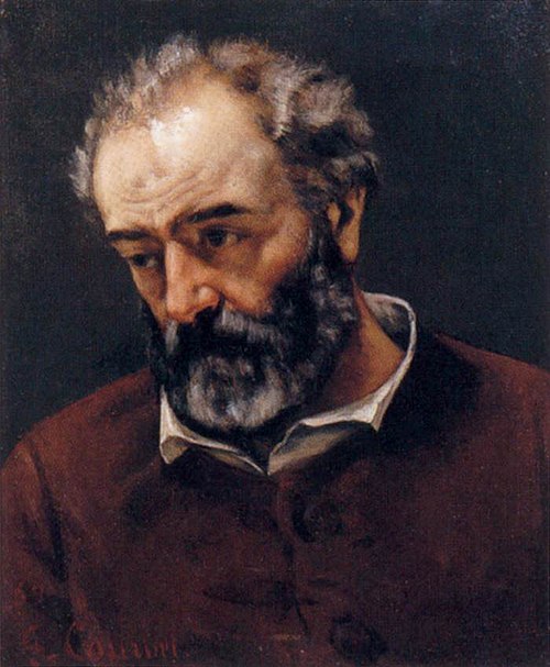 Portrait de Paul Chenavard, 1869, Gustave Courbet