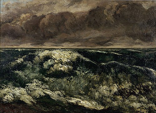 La Vague, 1869, Gustave Courbet