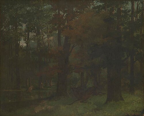 In the Forest, 1859, Gustave Courbet