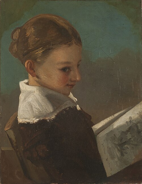 Juliette Courbet âgée de dix ans, 1841, Gustave Courbet