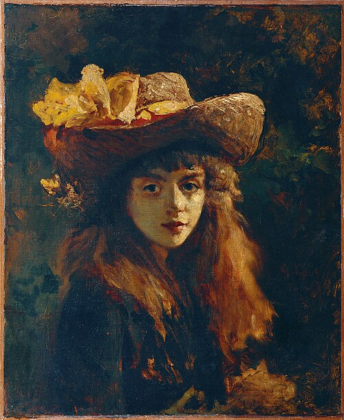 Portrait of a Girl, 1871, Gustave Courbet