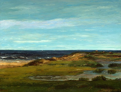 Seascape, , Gustave Courbet