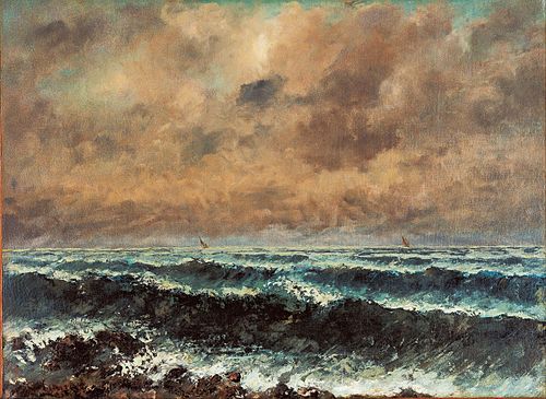La Mer en automne, 1867, Gustave Courbet