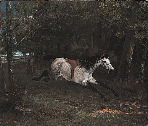 Le Cheval dérobé, 1861, Gustave Courbet