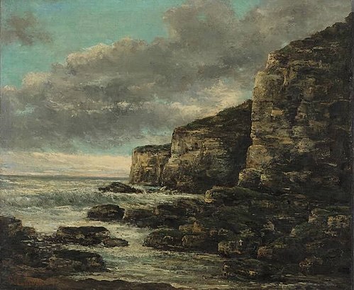 Sans titre (rivage), 1875, Gustave Courbet