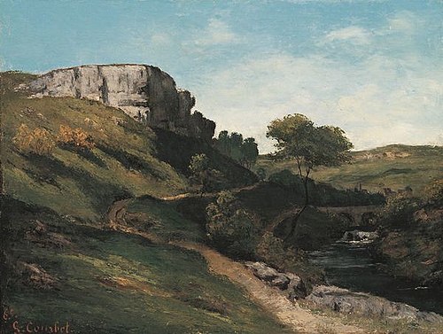 Paysage près de Maisières, 1865, Gustave Courbet