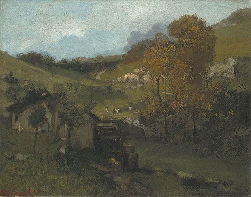 Paysage d'été, 1852, Gustave Courbet