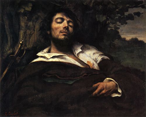 The Wounded Man, 1844, Gustave Courbet