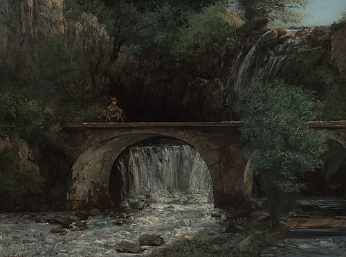 Le Grand Pont, 1864, Gustave Courbet