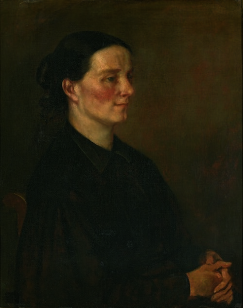 Portrait de Juliette Courbet, 1873, Gustave Courbet