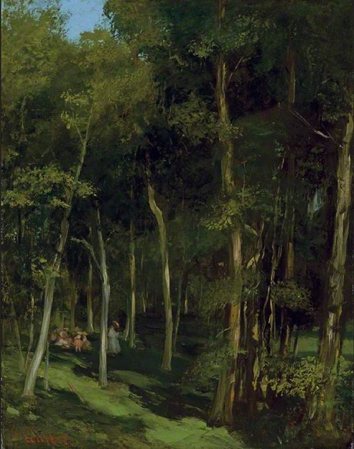 La Ronde Enfantine, 1862, Gustave Courbet