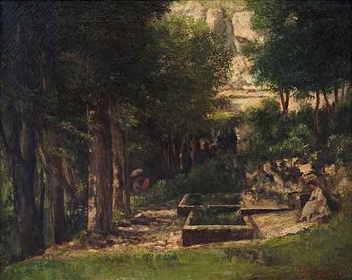 La Source de Léri, 1863, Gustave Courbet
