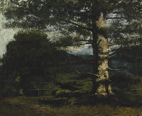 Le Cèdre d'Hauteville, 1868, Gustave Courbet