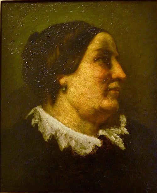 Portrait de Madame Andler, 1867, Gustave Courbet