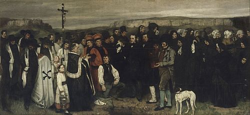 A Burial at Ornans, 1841, Gustave Courbet