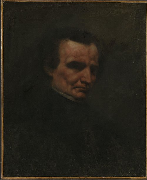 Portrait of the Composer Hector Berlioz, 1850, Gustave Courbet
