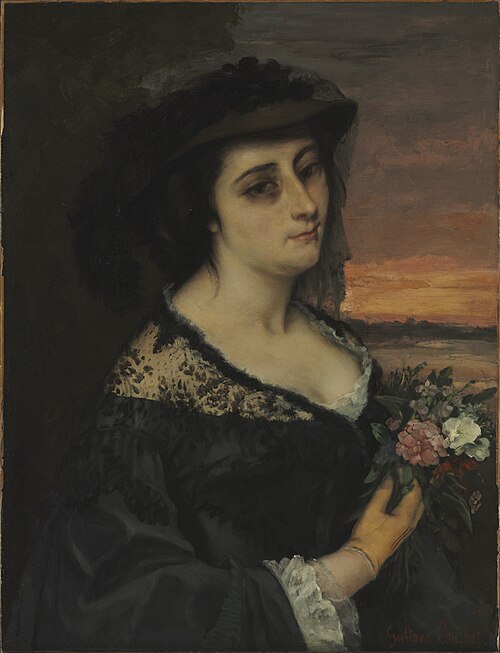 Mme L... (Laure Borreau), 1863, Gustave Courbet