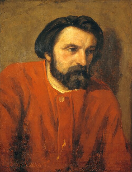 The Sculptor Louis-Joseph Lebœuf, 1863, Gustave Courbet