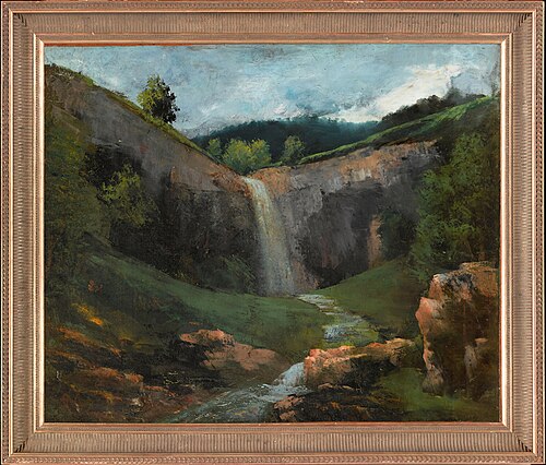 Cascade et ruisseau, 1876, Gustave Courbet