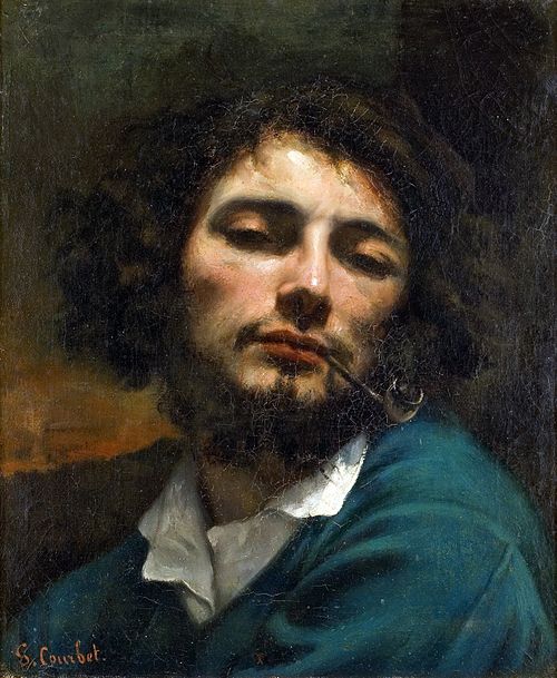 L'Homme à la pipe, 1849, Gustave Courbet