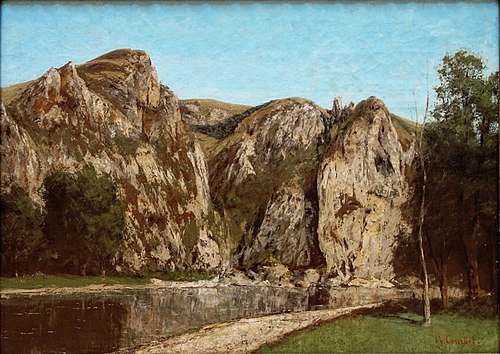 La Meuse à Freyr, 1856, Gustave Courbet