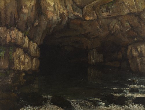 La source de la Loue, 1864, Gustave Courbet