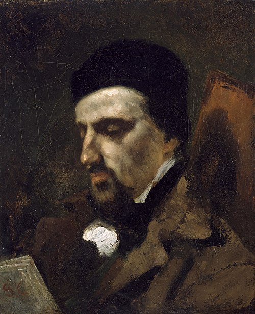 Portrait of Adolphe Marlet, 1851, Gustave Courbet