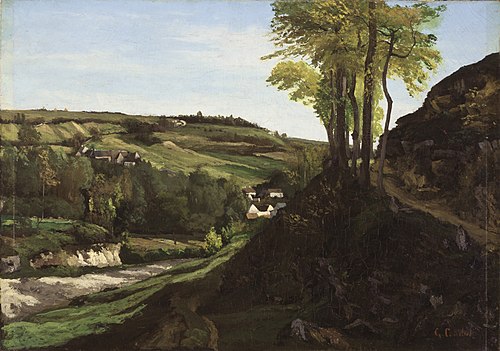 The Valley of Ornans, 1858, Gustave Courbet
