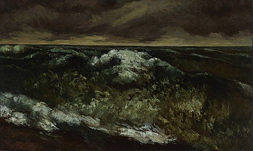 La vague, , Gustave Courbet