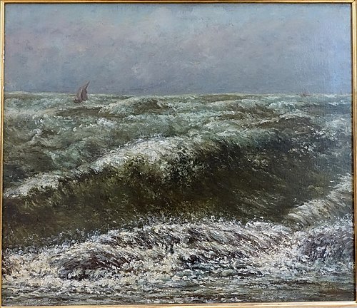 Mer d'Orage, 1869, Gustave Courbet