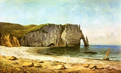 The Sea-Arch at Etretat, 1869, Gustave Courbet