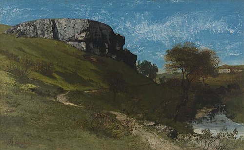 La Vallée de la Loue, 1865, Gustave Courbet