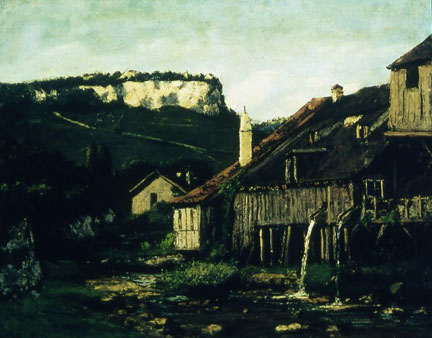 Paysage à Ornans, 1874, Gustave Courbet