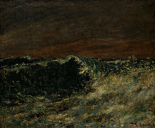 The Wave, 1850, Gustave Courbet