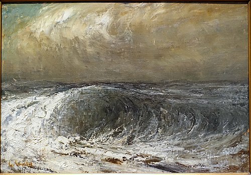 Stormy Sea, 1869, Gustave Courbet